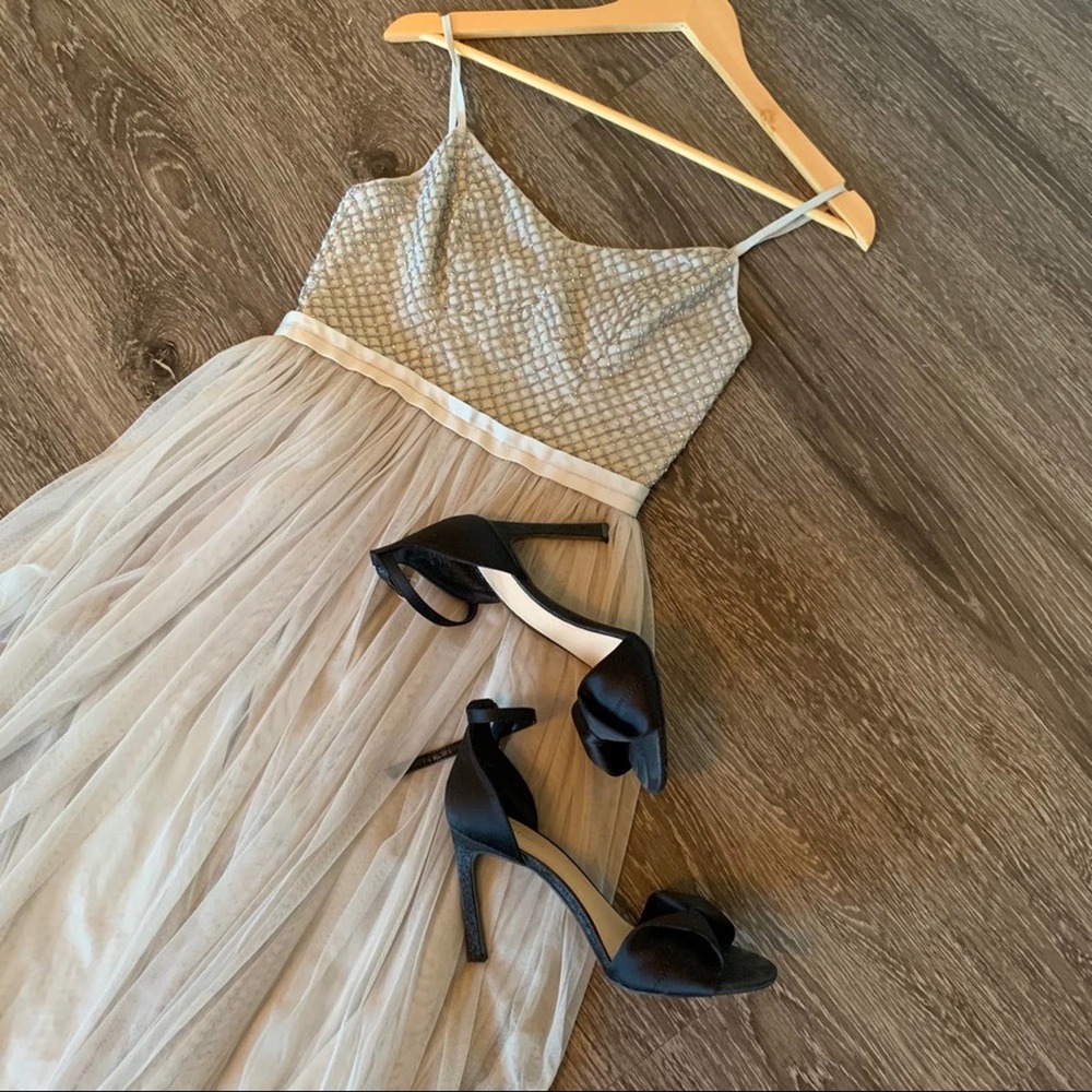 Needle & Thread Coppelia Tulle Gray Ballet…